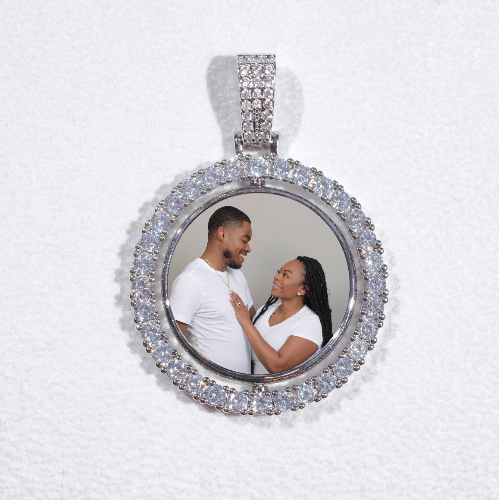 3D Spinning 2-Faced Custom Picture Pendant