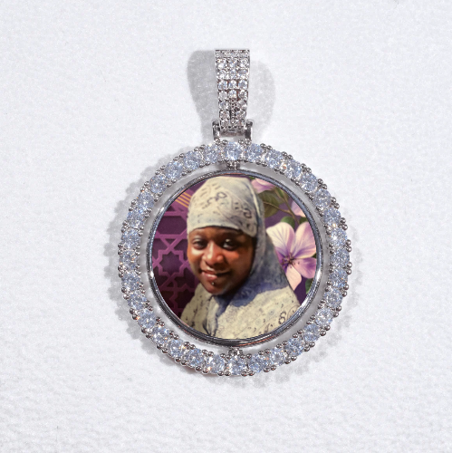 3D Spinning 2-Faced Custom Picture Pendant