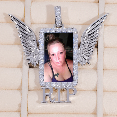 RIP WING 3D CUSTOM PICTURE PENDANT