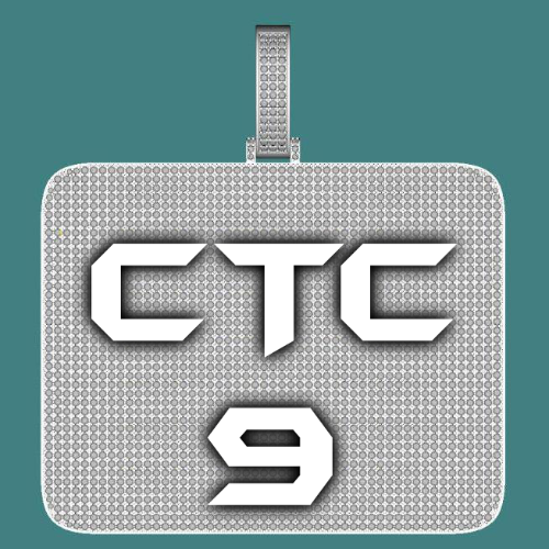 CUSTOM LETTER NECKLACE 3D BIG SQUARE