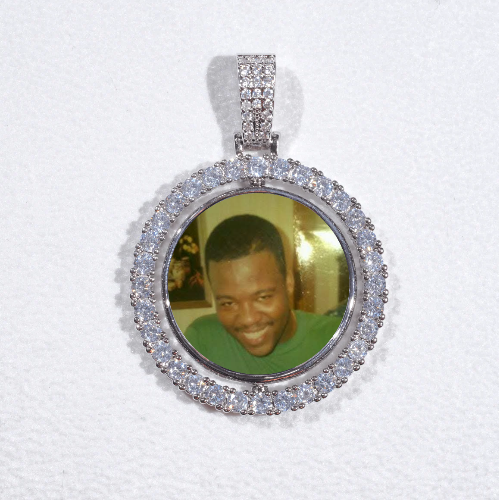 3D Spinning 2-Faced Custom Picture Pendant