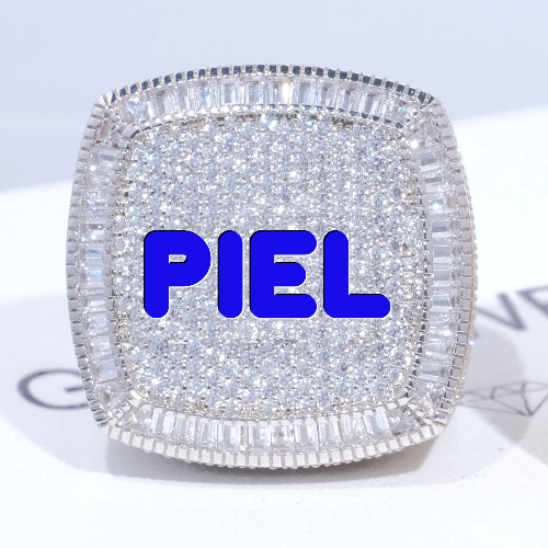 CUSTOM LETTER 3D ICED RING
