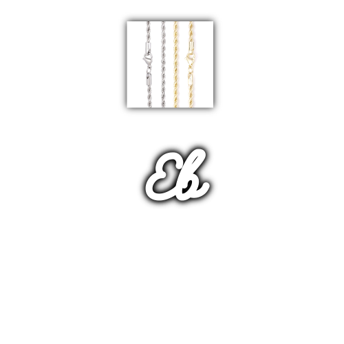 Script Custom Letter Necklace