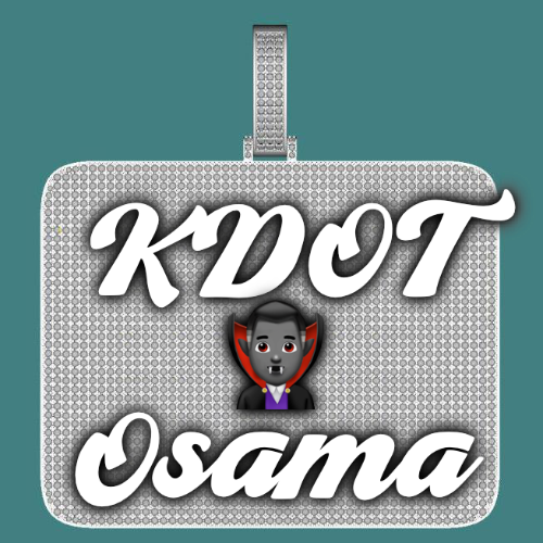 CUSTOM LETTER NECKLACE 3D BIG SQUARE