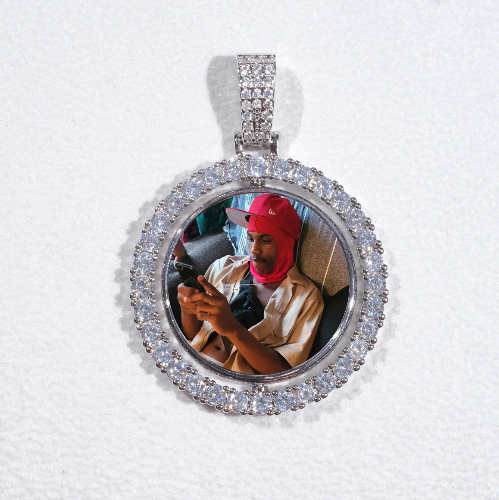 3D Spinning 2-Faced Custom Picture Pendant