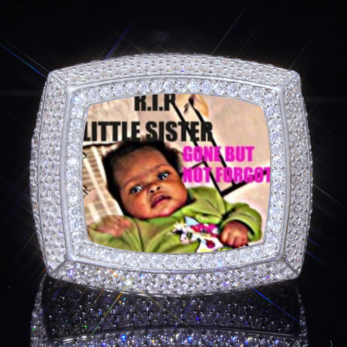 3D CUSTOM PICTURE ICED RING