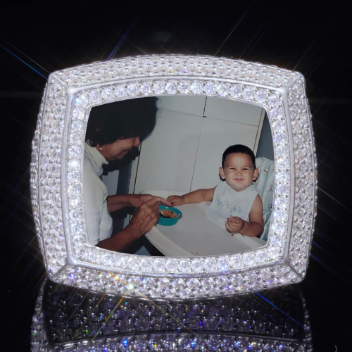 3D CUSTOM PICTURE ICED RING