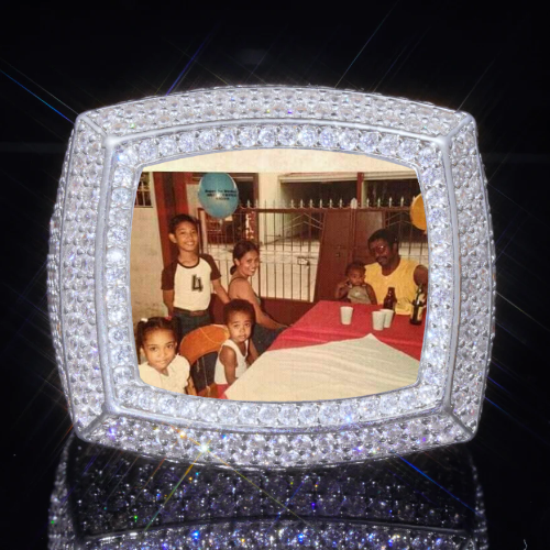 3D CUSTOM PICTURE ICED RING