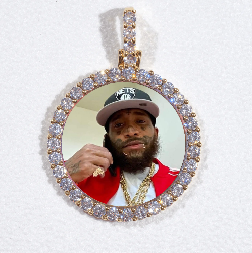 3D CIRCLE CUSTOM PICTURE PENDANT SMALL SIZE
