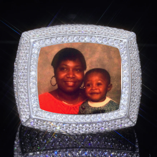 3D CUSTOM PICTURE ICED RING