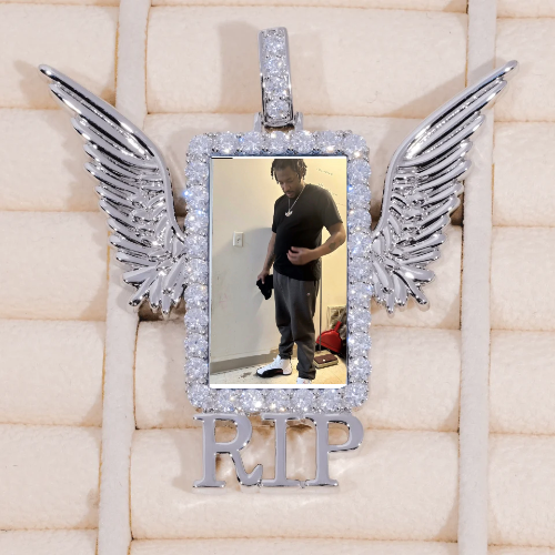 RIP WING 3D CUSTOM PICTURE PENDANT
