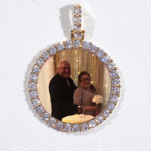 3D CIRCLE CUSTOM PICTURE PENDANT SMALL SIZE