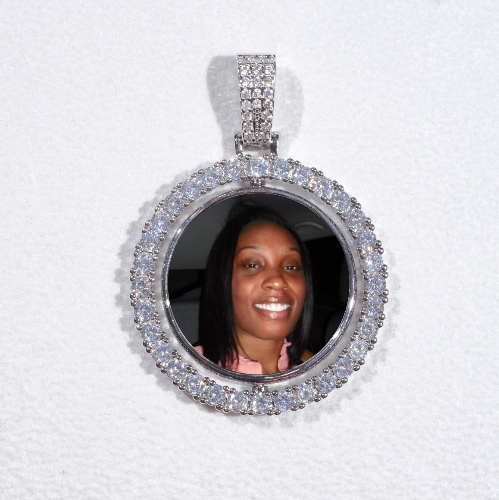 3D Spinning 2-Faced Custom Picture Pendant