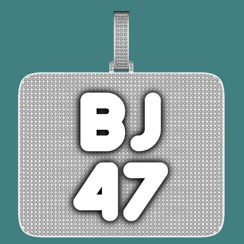 CUSTOM LETTER NECKLACE 3D BIG SQUARE