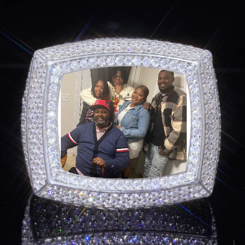 3D CUSTOM PICTURE ICED RING