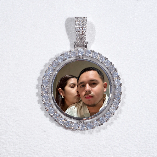 3D Spinning 2-Faced Custom Picture Pendant