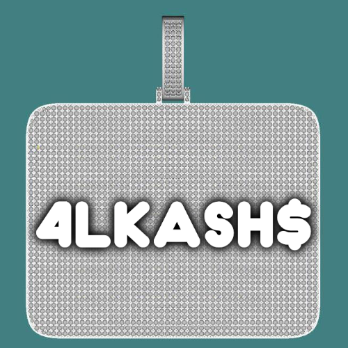 CUSTOM LETTER NECKLACE 3D BIG SQUARE