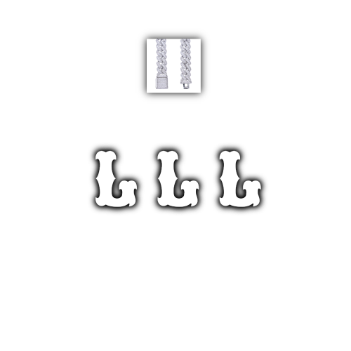 Custom Letters Freibeuter Font Necklace