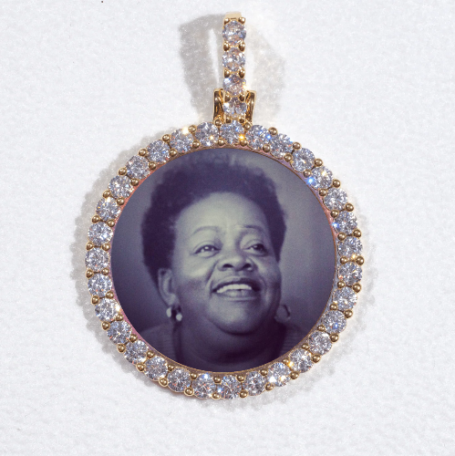 3D CIRCLE CUSTOM PICTURE PENDANT SMALL SIZE