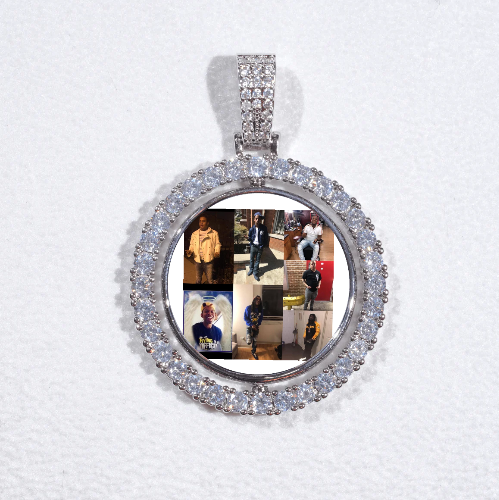 3D Spinning 2-Faced Custom Picture Pendant