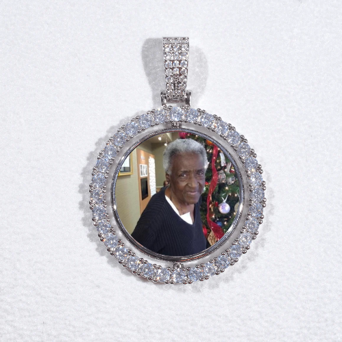 3D Spinning 2-Faced Custom Picture Pendant