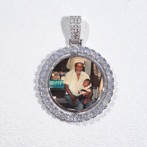 3D Spinning 2-Faced Custom Picture Pendant