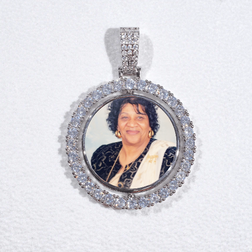 3D Spinning 2-Faced Custom Picture Pendant