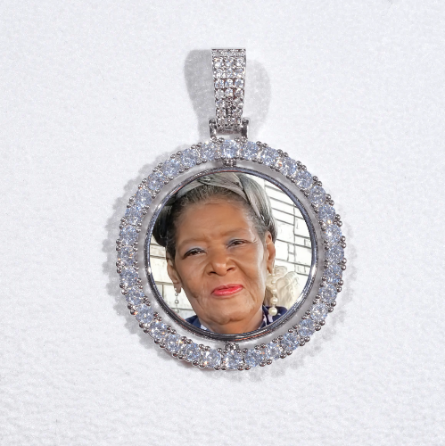 3D Spinning 2-Faced Custom Picture Pendant
