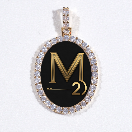 3D Oval Custom Picture Pendant