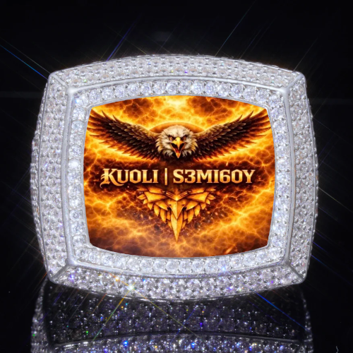 3D CUSTOM PICTURE ICED RING