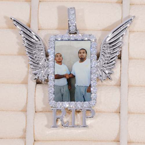 RIP WING 3D CUSTOM PICTURE PENDANT