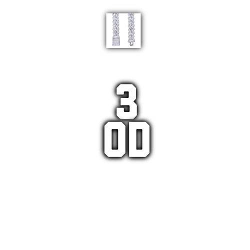 Custom Letters Baguette Two Layer Necklace