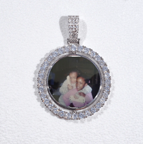 3D Spinning 2-Faced Custom Picture Pendant