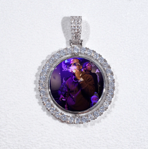 3D Spinning 2-Faced Custom Picture Pendant