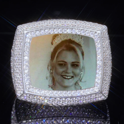 3D CUSTOM PICTURE ICED RING