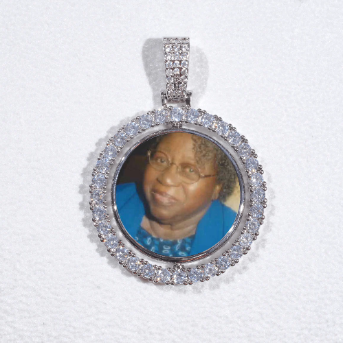 3D Spinning 2-Faced Custom Picture Pendant