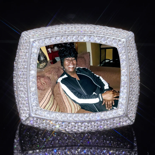 3D CUSTOM PICTURE ICED RING
