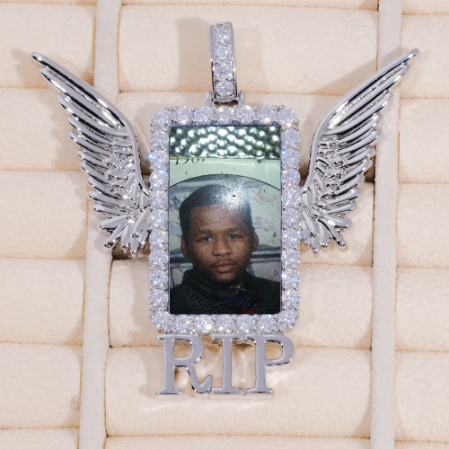 RIP WING 3D CUSTOM PICTURE PENDANT