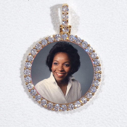 3D CIRCLE CUSTOM PICTURE PENDANT SMALL SIZE