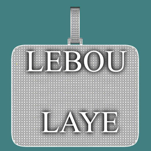 CUSTOM LETTER NECKLACE 3D BIG SQUARE