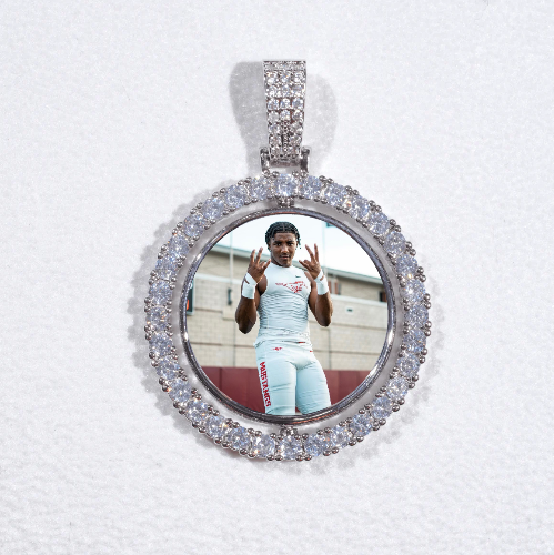 3D Spinning 2-Faced Custom Picture Pendant