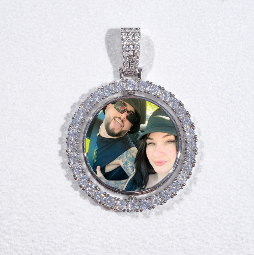 3D Spinning 2-Faced Custom Picture Pendant