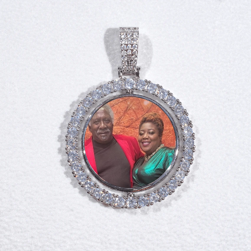 3D Spinning 2-Faced Custom Picture Pendant