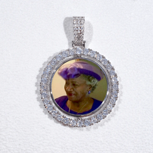 3D Spinning 2-Faced Custom Picture Pendant