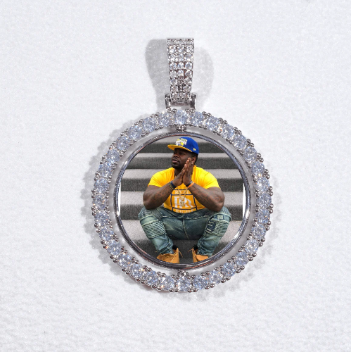 3D Spinning 2-Faced Custom Picture Pendant
