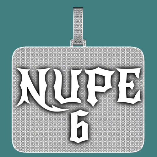 CUSTOM LETTER NECKLACE 3D BIG SQUARE