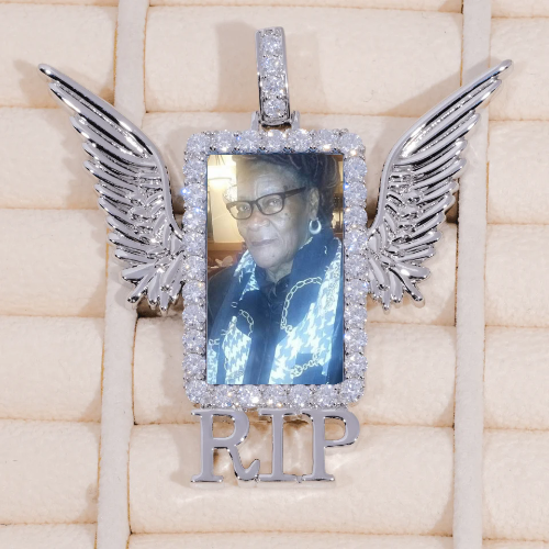 RIP WING 3D CUSTOM PICTURE PENDANT