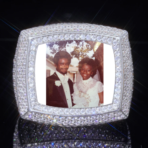 3D CUSTOM PICTURE ICED RING