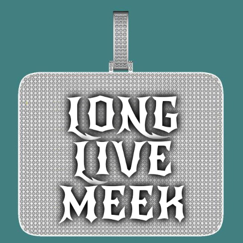 CUSTOM LETTER NECKLACE 3D BIG SQUARE