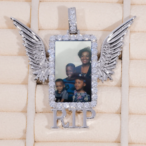 RIP WING 3D CUSTOM PICTURE PENDANT